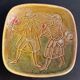 Ceramic trinket bowl Italian numbered, Alessio Tasca, mid Century