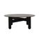 Italian smoked glass coffee table, 1990s