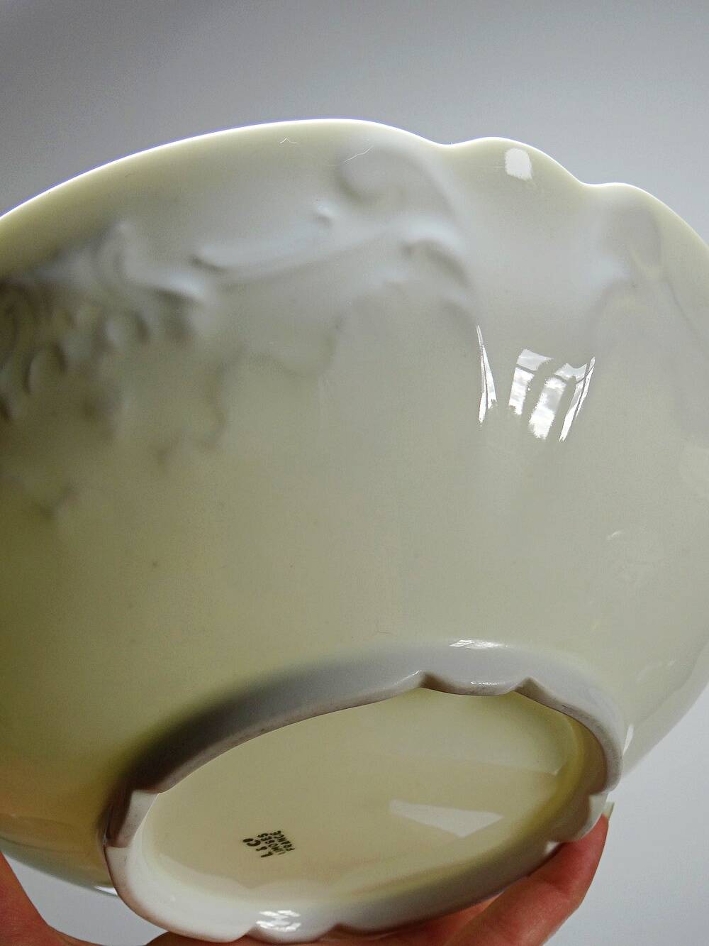 Dessert service Limoges L&Cie Lafarge 12 pieces white porcelain years