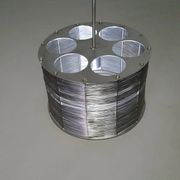 Lampe / suspension Adlumen très rare, câblée en inox