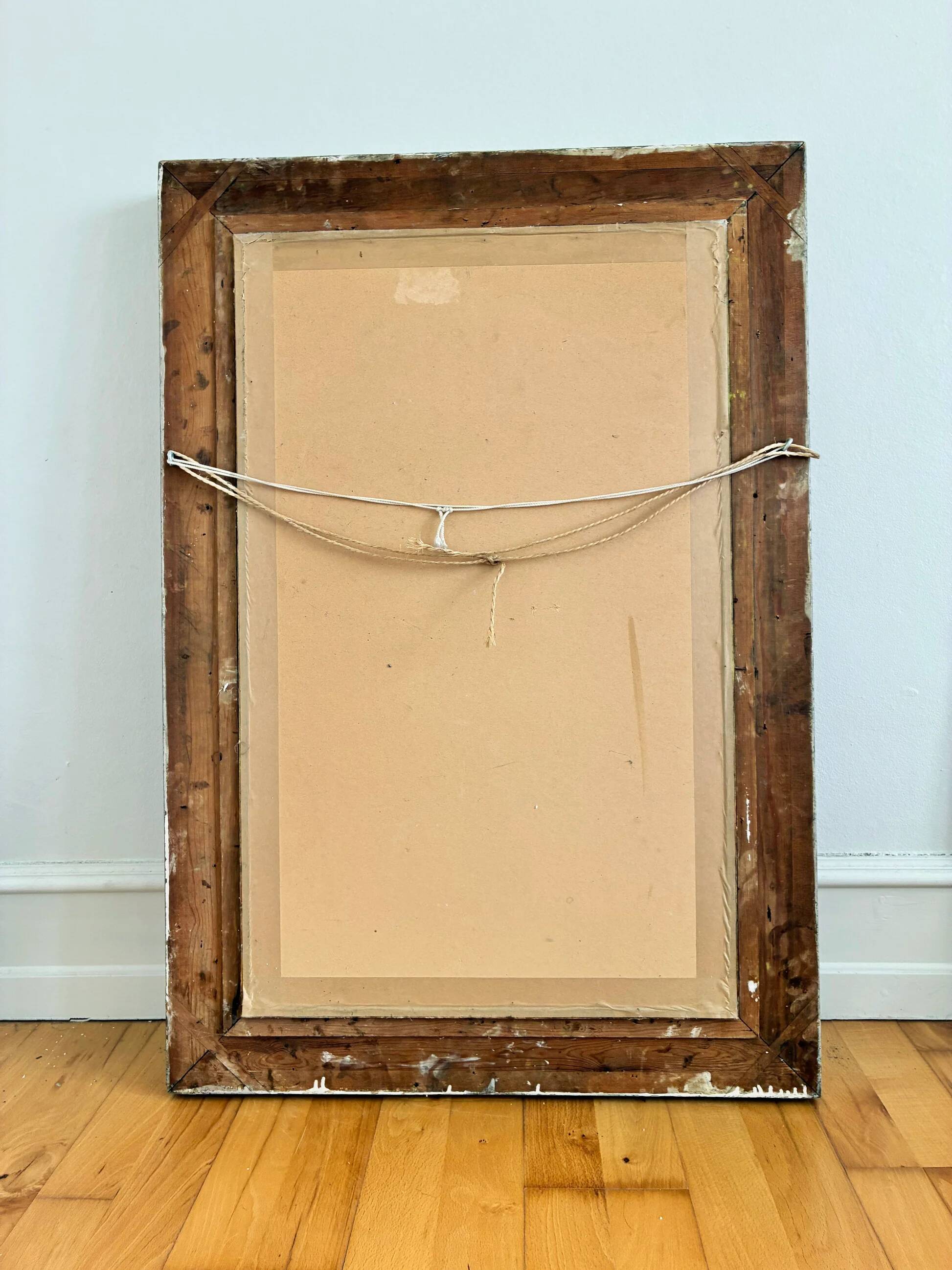 Miroir mural français en bois doré de style Napoléon III, 19e siècle