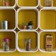 70's plastic shelf module