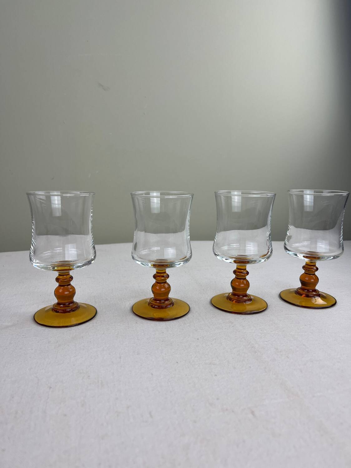 Vintage amber glass