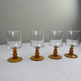 Vintage amber glass