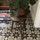 Tripod stool in old turned wood