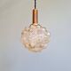 Amber bubble glass pendant (5 available), Helena Tynell, 1970