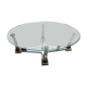 Table basse verre et plexiglas altuglas