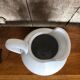 Old Nicola FASANO White Enameled Terracotta Pitcher Italy Vintage #A763
