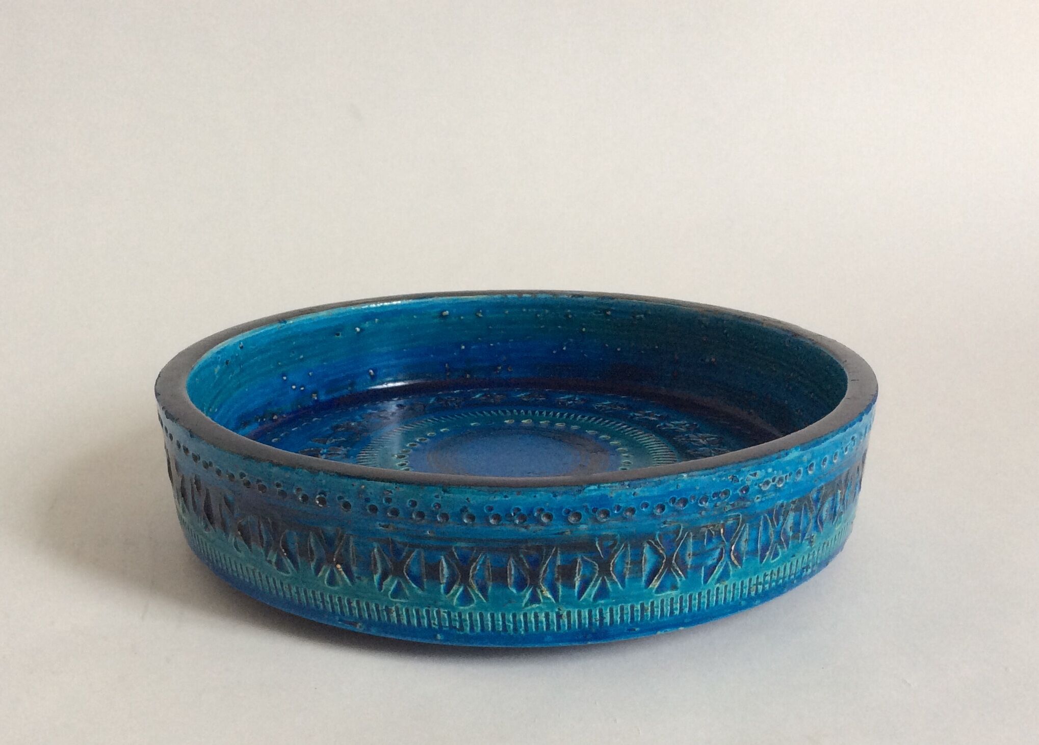 Ceramics, Bitossi, Rimini Blu by Aldo Londi, Italy 60 years