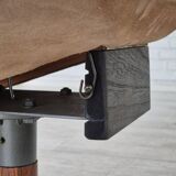 1970s, Danish design by Madsen & Schubell, adjustable footstool, original condition.