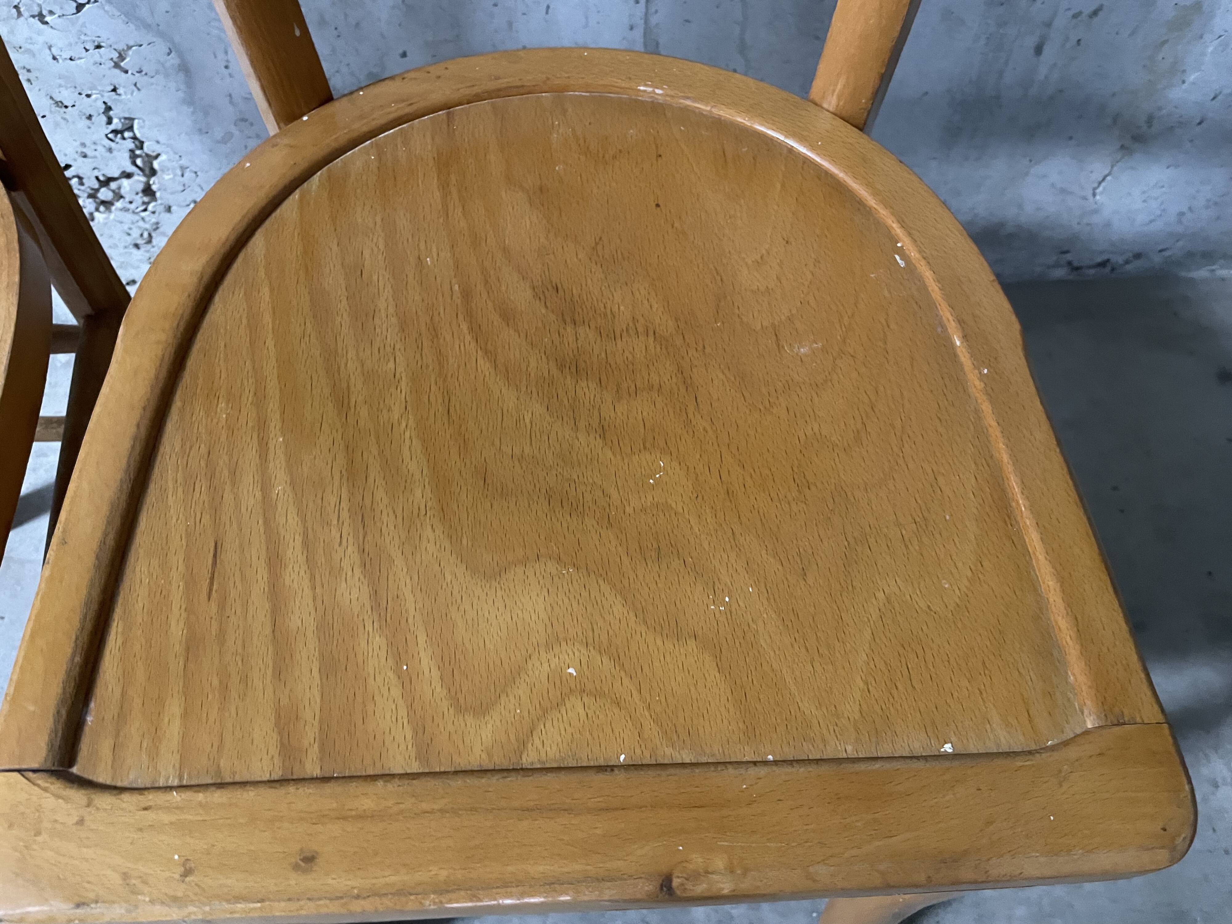 Pair of 1960s bistro chairs
