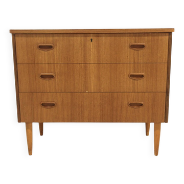 Scandinavian teak chest of drawers, Sweden, 1960