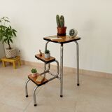 Vintage formica stepladder stool from the 70s/80s