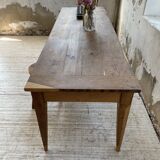 Oak farmhouse table