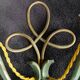 Art Deco wrought iron appliques in the style of Leleu 1940.