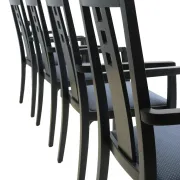 Set of four Thonet 676 PF armchairs designed by Charles Rennie Mackintosh