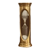 Old vintage golden hourglass