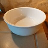 White bowl in earthenware
