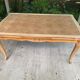 Louis XV extendable dining table, 20th century, renovated in solid oak, 260cm