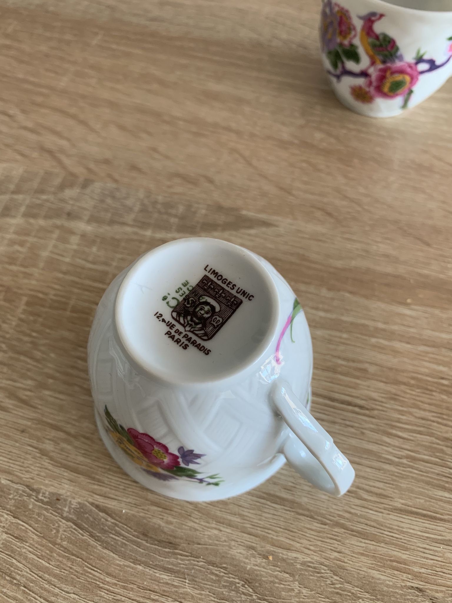 Set of 2 cups B&C France Limoges