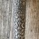 Serving Spoon, in Chiseled Silver, Minh Mol Hallmarks, Cambodia