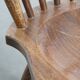 Set of 8 antique wooden spindle chairs