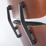 Black & Cherry Herman Miller Original Eames Lounge Chair & Ottoman