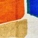 Handwoven colorful Azilal rug size 150 x 250 cm