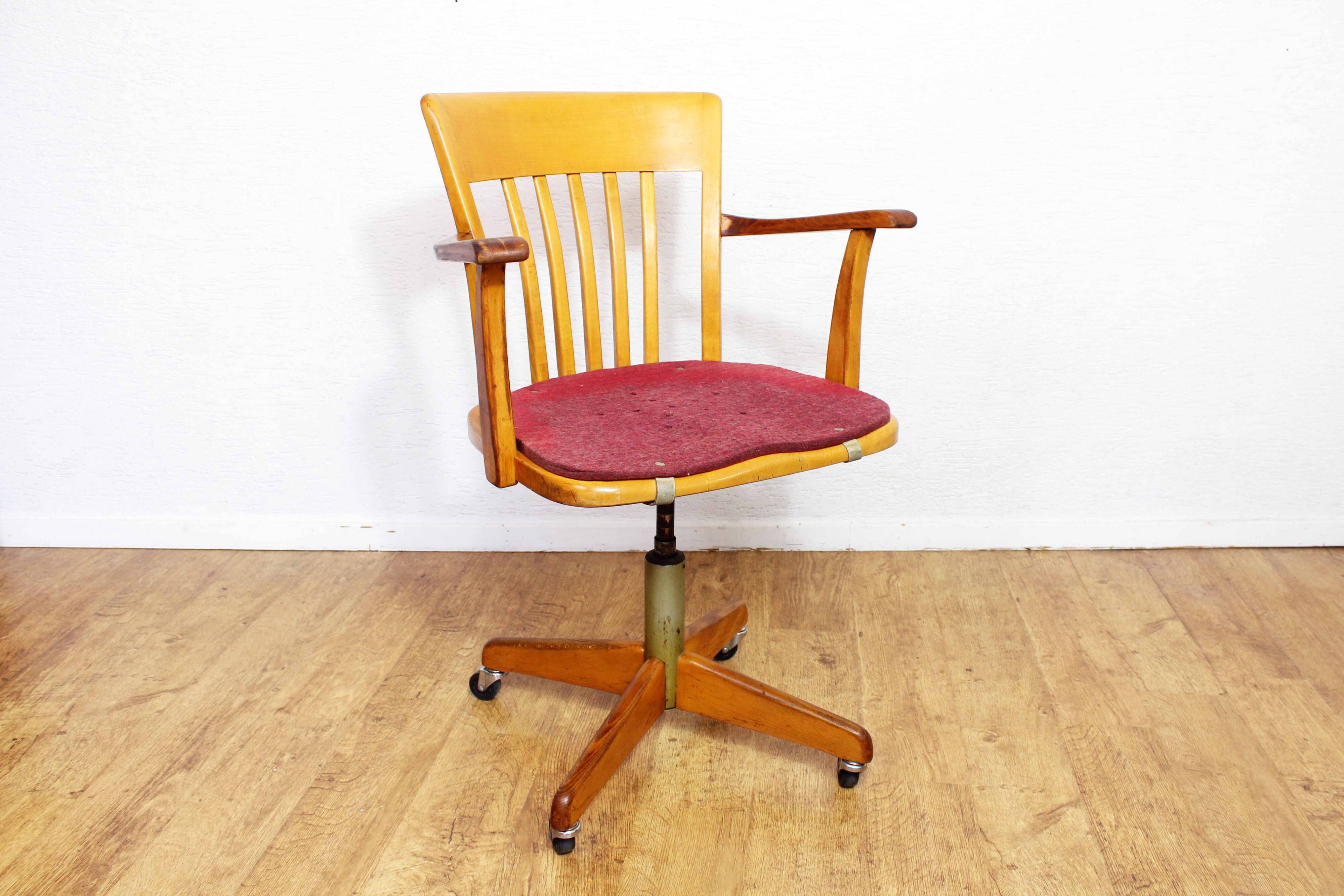 Stoll Giroflex wooden workshop chair