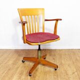Stoll Giroflex wooden workshop chair