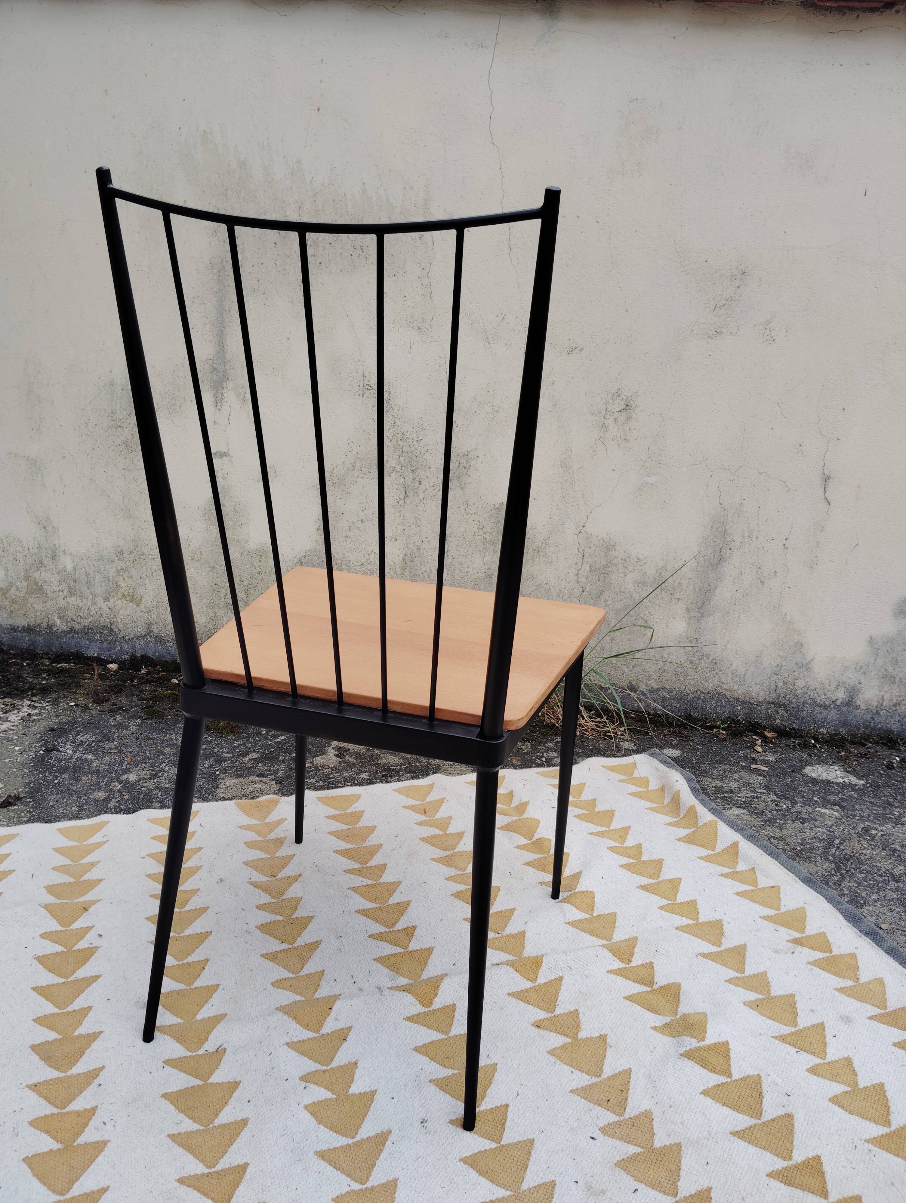 Set of 4 Colette Gueden chairs