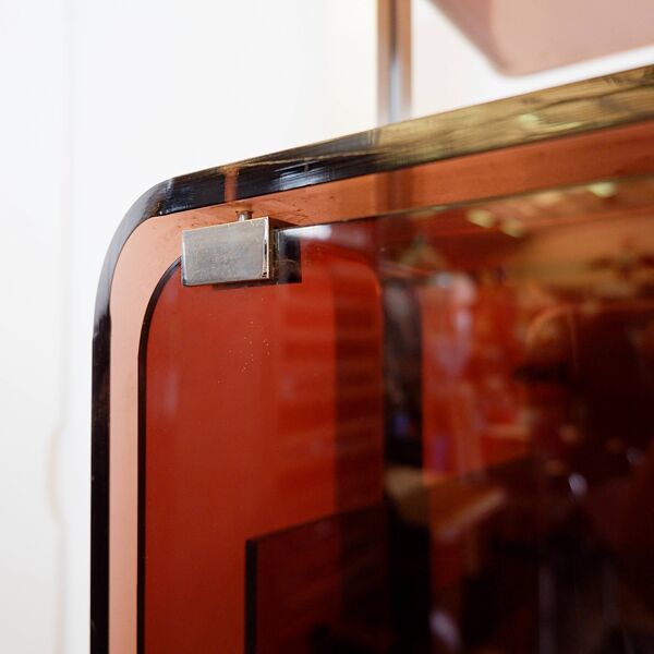 Étagère sol/plafond ou bar (Claustra) Michel Dumas pour Roche Bobois, années 1970