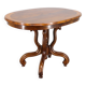 1930s Bentwood Table with Walnut Top Finish, Czechoslovakia