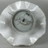 60s 70s Lamp Fixture Ceiling Lamp Flush Mount Doria Glass Space Age