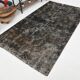 5x9 handmade  brown vintage rug 149x269cm