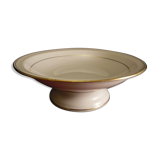 Présentoir en porcelaine de Limoges DRB blanc et filets or