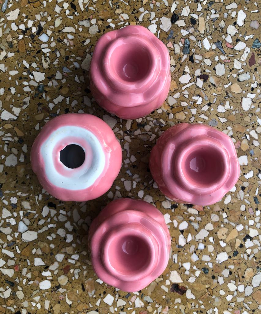 Set of 4 candle holders