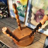 Vintage tripod wooden stool