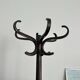 Baumann coat rack, swivelling parrot design from the 60s/70s in wood.
