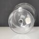 Bohemian crystal stemmed bowl
