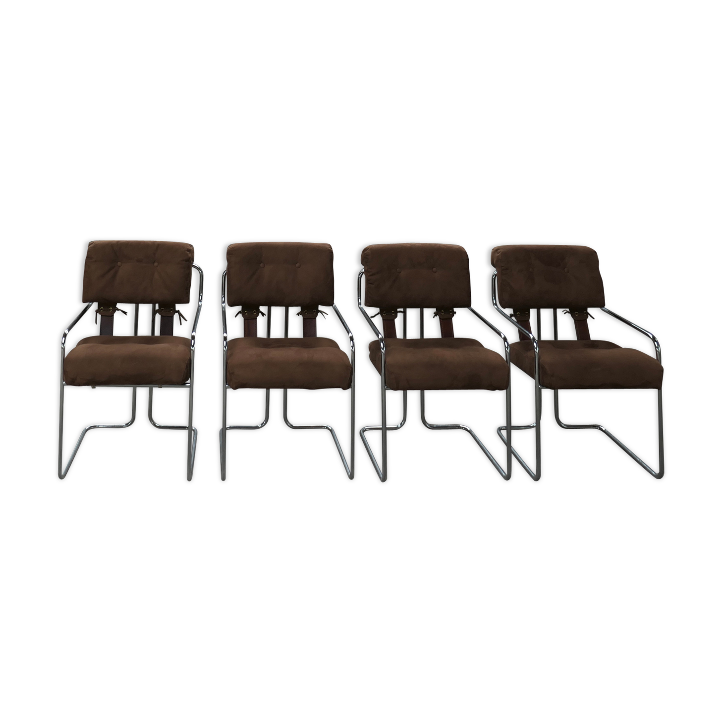 Four Tucroma armchairs by Guido Faleschini