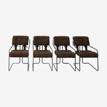 Four Tucroma armchairs by Guido Faleschini