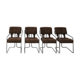 Four Tucroma armchairs by Guido Faleschini