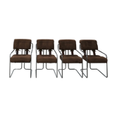 Four Tucroma armchairs by Guido Faleschini