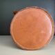 Leather collar box, circa 1900.