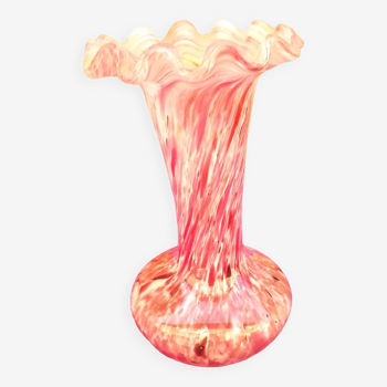 Vase "clichy" couleur rose