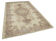 Handmade antique oriental beige rug 184 cm x 295 cm
