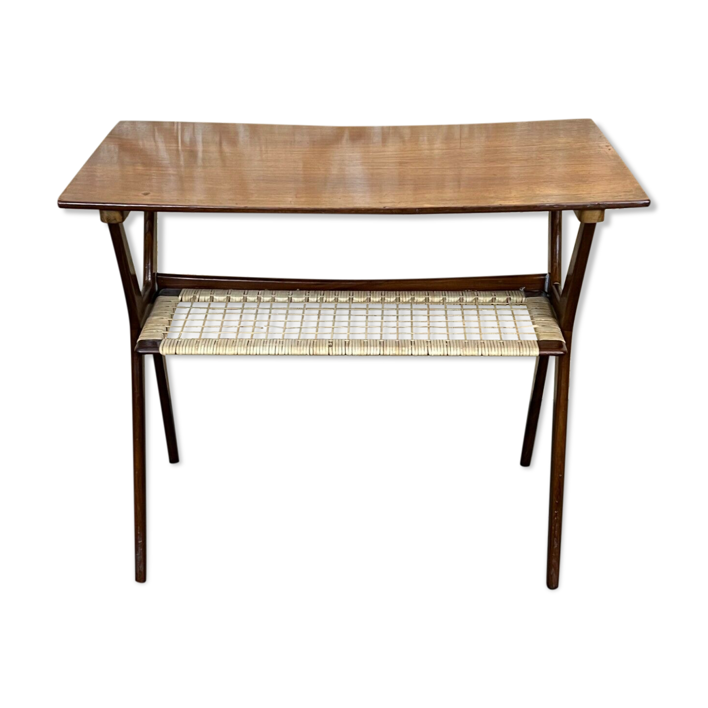 60s 70s teak side table