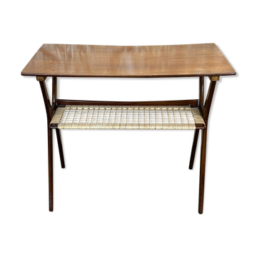 60s 70s teak side table