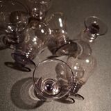 Set of 6 Art Deco aperitif glasses